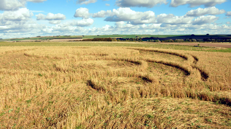 Windmill Hill, Wiltshire crop circle, aerial photo 18