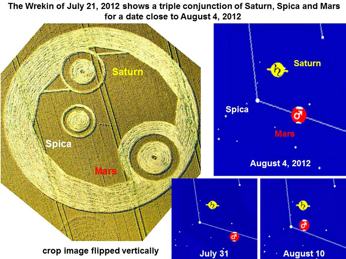 The Wrekin, Shropshire crop circle, aerial photo 9