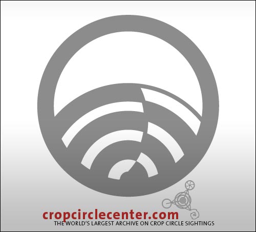Yarnbury Castle, Wiltshire crop circle, aerial photo 51