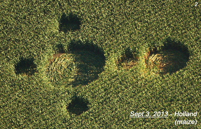 Bosschenhoofd, Netherlands crop circle, aerial photo 2