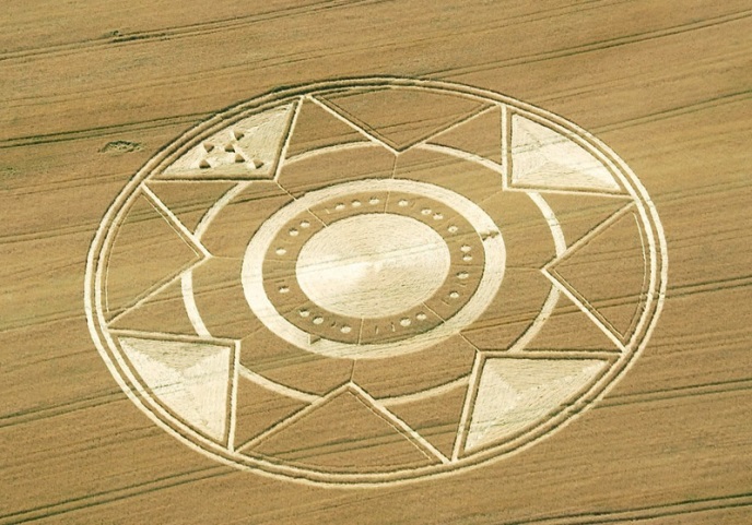 Bosschenhoofd, Netherlands crop circle, aerial photo 25