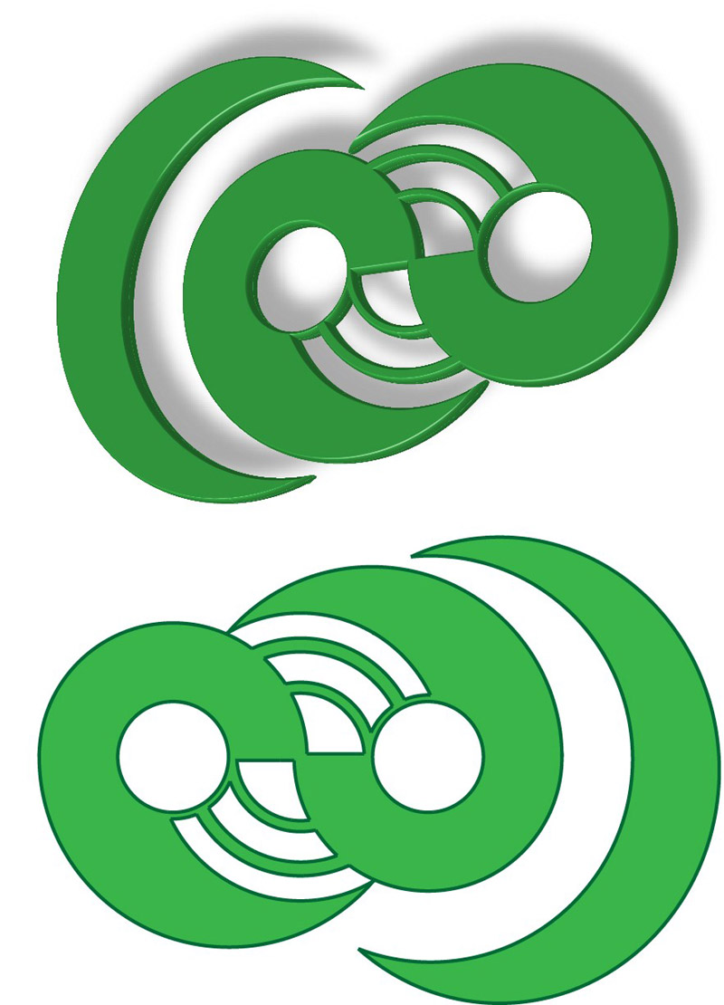 Cava Manara (Pavia), Italy crop circle, aerial photo 4