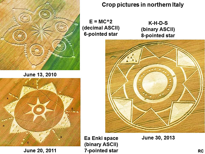 Cavallo Grigio, Italy crop circle, aerial photo 14