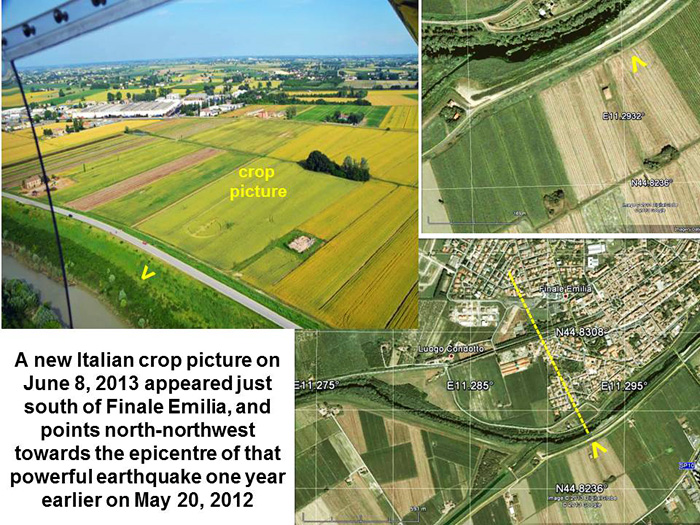 Finale Emilia (Modena), Italy crop circle, aerial photo 13