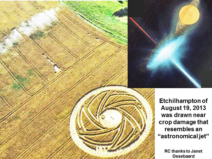 Etchilhampton Hill, Wiltshire crop circle, aerial photo 21