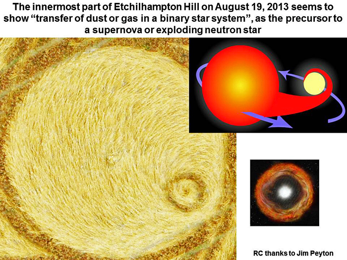 Etchilhampton Hill, Wiltshire crop circle, aerial photo 18