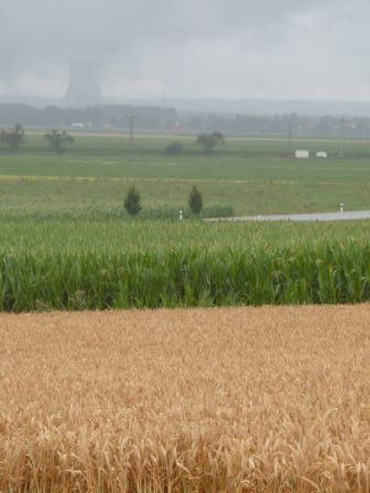 Haunsheim, Germany crop circle, aerial photo 20