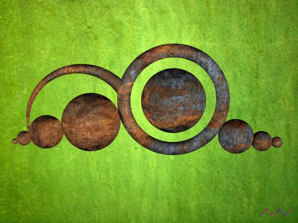 Imling, France crop circle, aerial photo 7