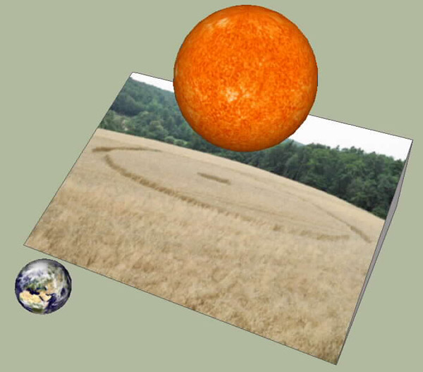 Pecarovci, Slovenia crop circle, aerial photo 3