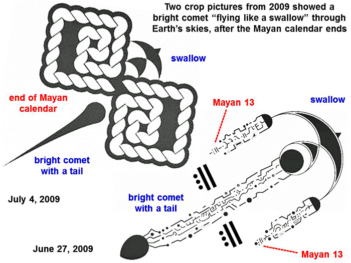 Rheinau, Switzerland crop circle, aerial photo 4