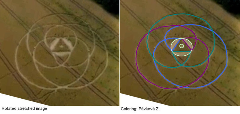 Rohozná-Osek, Czech Republic crop circle, aerial photo 5