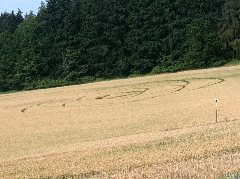 Rohozná-Osek, Czech Republic crop circle, aerial photo 6