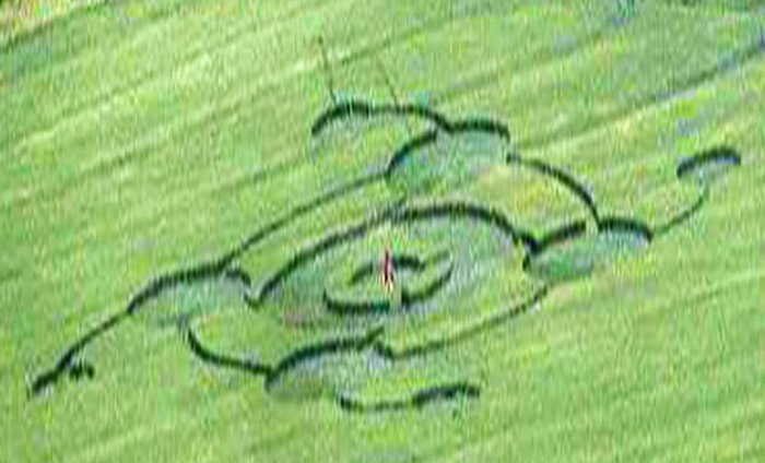 Rozseč nad Kunštátem, Czech Republic crop circle, aerial photo 2