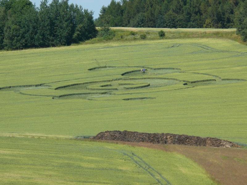 Rozseč nad Kunštátem, Czech Republic crop circle, aerial photo 28