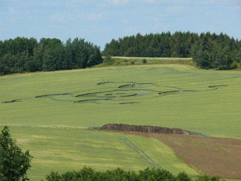 Rozseč nad Kunštátem, Czech Republic crop circle, aerial photo 7
