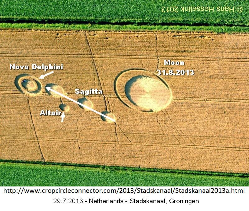 Stadskanaal, Netherlands crop circle, aerial photo 9