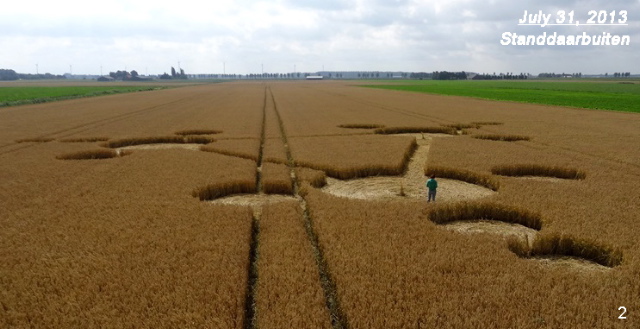 Standdaarbuiten, Netherlands crop circle, aerial photo 2