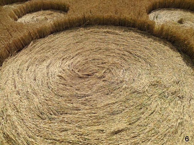 Standdaarbuiten, Netherlands crop circle, aerial photo 6