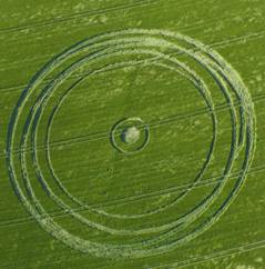 Stanton St Bernard (2), Wiltshire crop circle, aerial photo 20