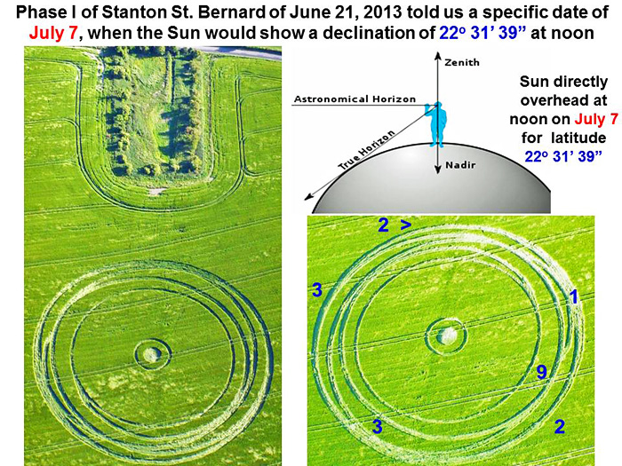 Stanton St Bernard (2), Wiltshire crop circle, aerial photo 33