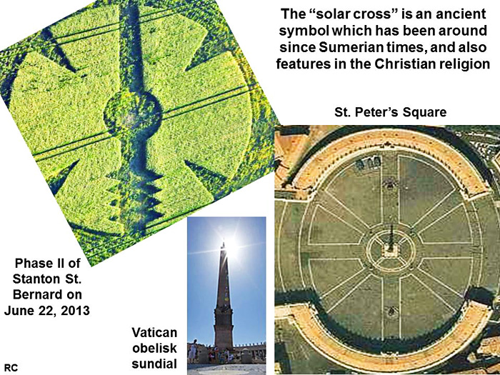 Stanton St Bernard (2), Wiltshire crop circle, aerial photo 35