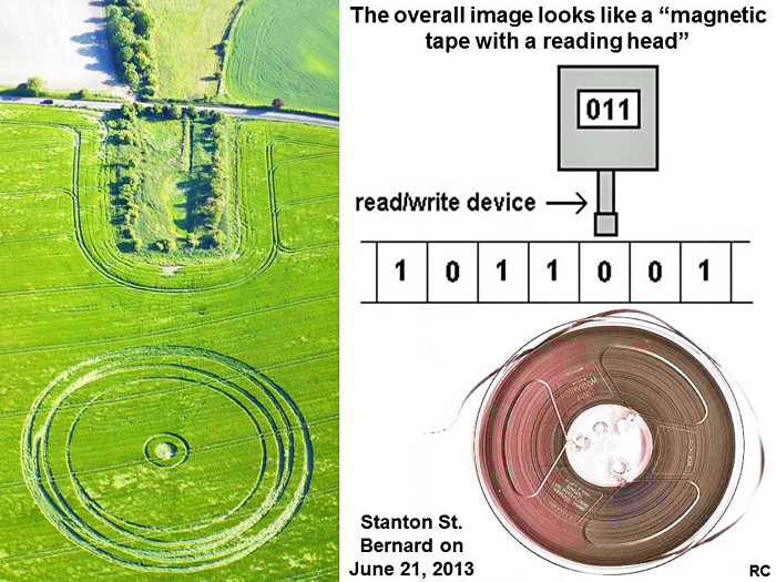 Stanton St Bernard (2), Wiltshire crop circle, aerial photo 30