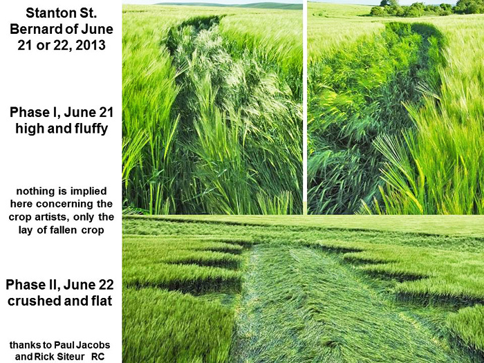 Stanton St Bernard (2), Wiltshire crop circle, aerial photo 38