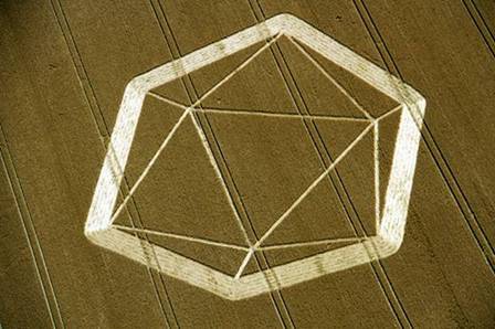 All Cannings, Wiltshire crop circle, aerial photo 9