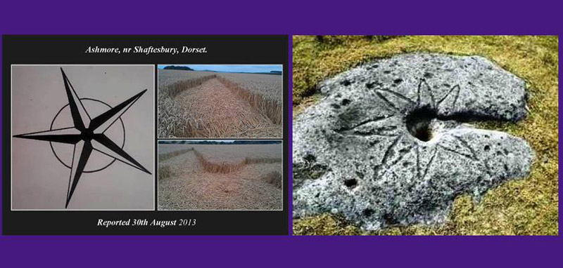 Ashmore, Dorset crop circle, aerial photo 4
