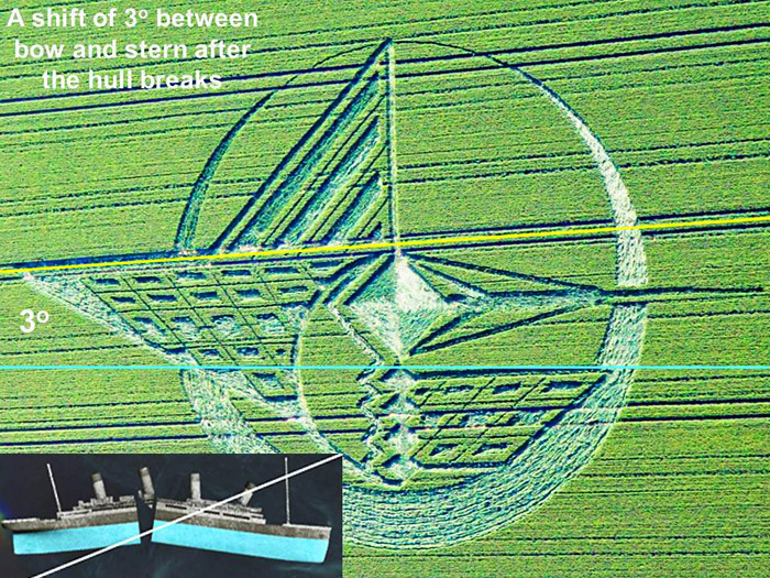 Avebury Trusloe, Wiltshire crop circle, aerial photo 25