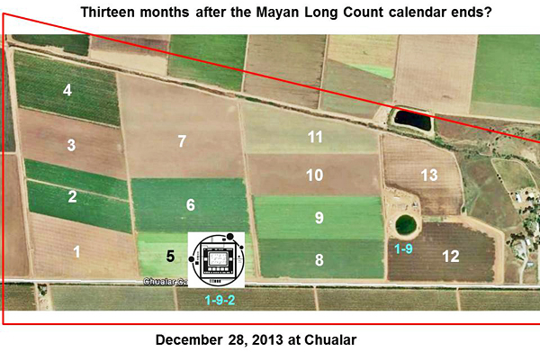 Chualar, USA crop circle, aerial photo 36