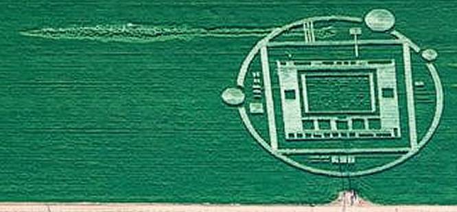 Chualar, USA crop circle, aerial photo 16