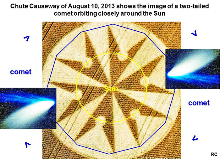 Chute Causeway, Wiltshire crop circle, aerial photo 17