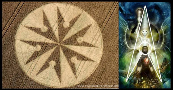 Chute Causeway, Wiltshire crop circle, aerial photo 27
