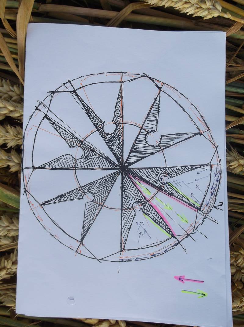 Chute Causeway, Wiltshire crop circle, aerial photo 89