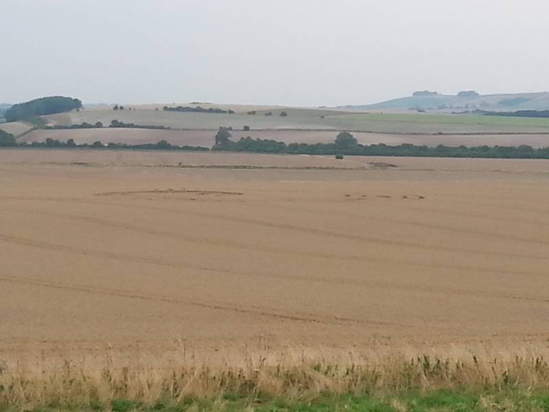 Cooks Plantation, Wiltshire crop circle, aerial photo 41