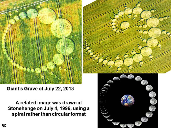 Giant's Grave, Wiltshire crop circle, aerial photo 6