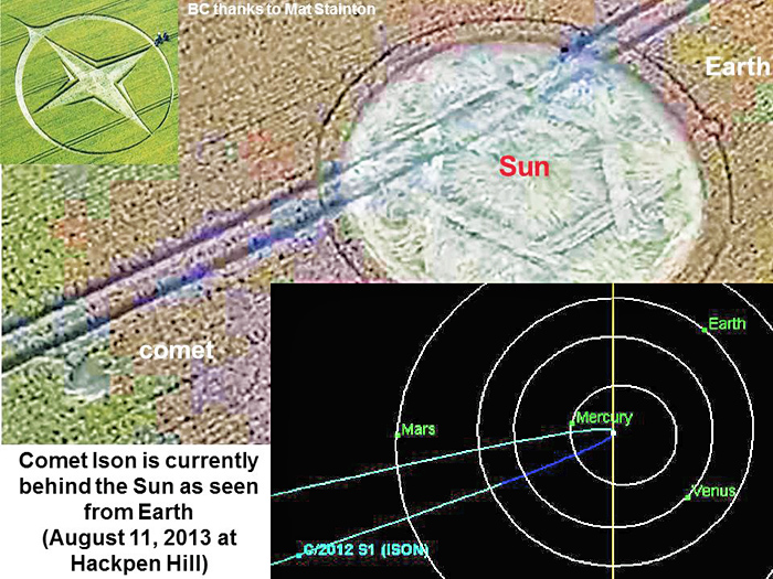 Hackpen Hill (2), Wiltshire crop circle, aerial photo 10