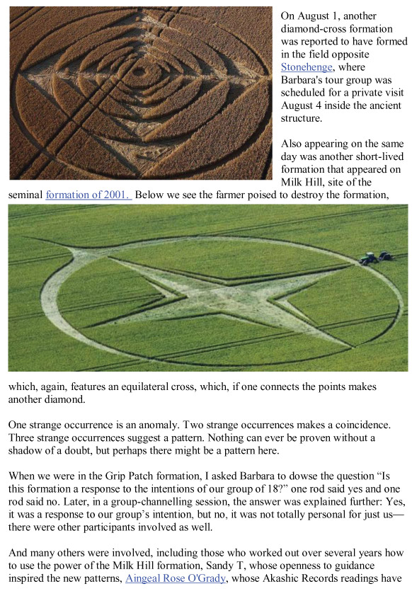Hackpen Hill, Wiltshire crop circle, aerial photo 13