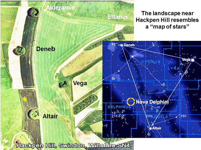 Hackpen Hill (4), Wiltshire crop circle, aerial photo 12