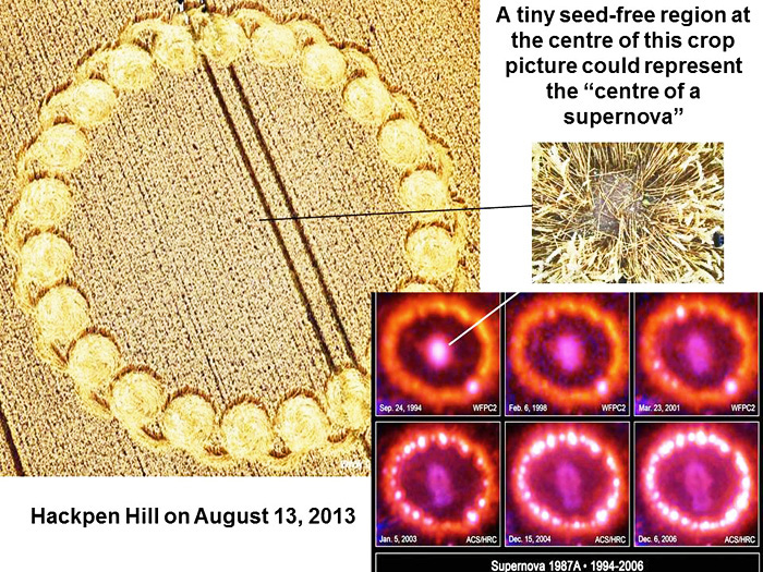 Hackpen Hill (4), Wiltshire crop circle, aerial photo 15