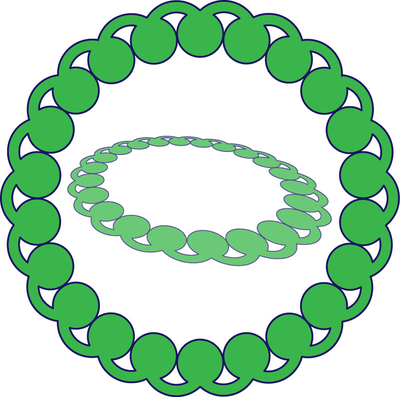 Hackpen Hill (4), Wiltshire crop circle, aerial photo 55