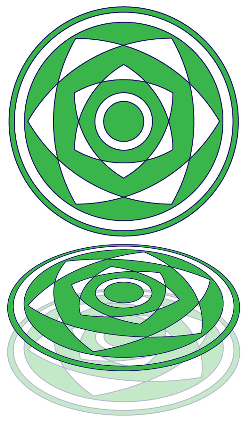 Harewell lane, Worcestershire crop circle, diagram 14