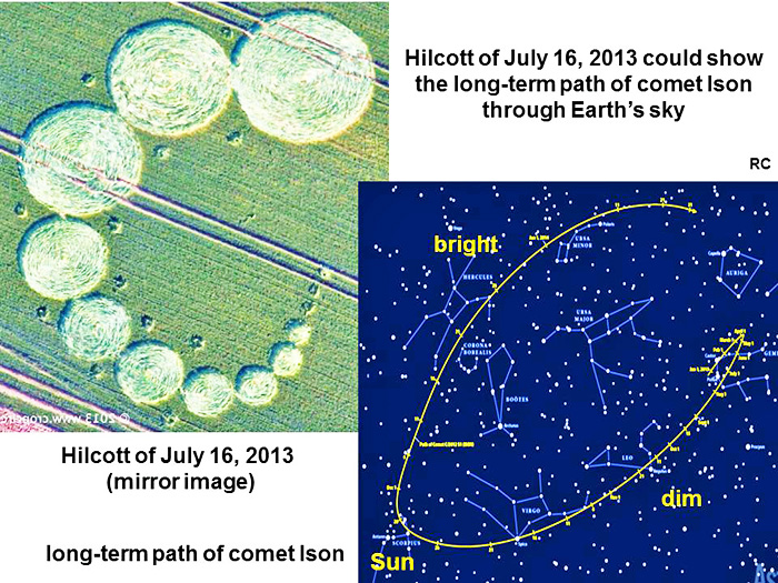 Hilcott, Wiltshire crop circle, aerial photo 10
