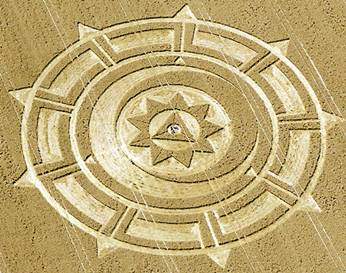 Hoden, Worcestershire crop circle, aerial photo 20