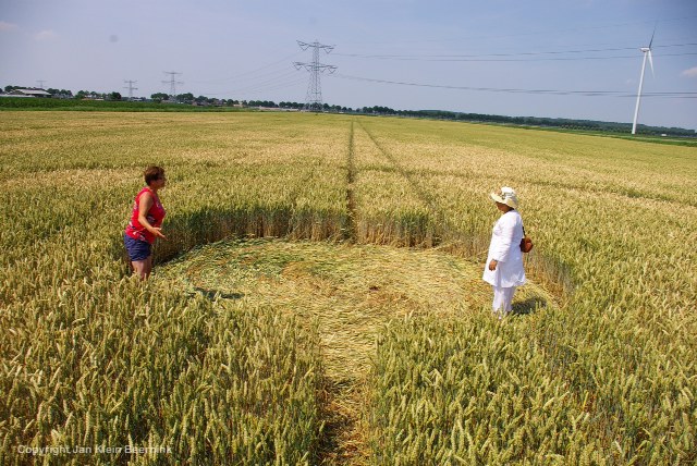 Hoeven (2), Netherlands crop circle, aerial photo 11