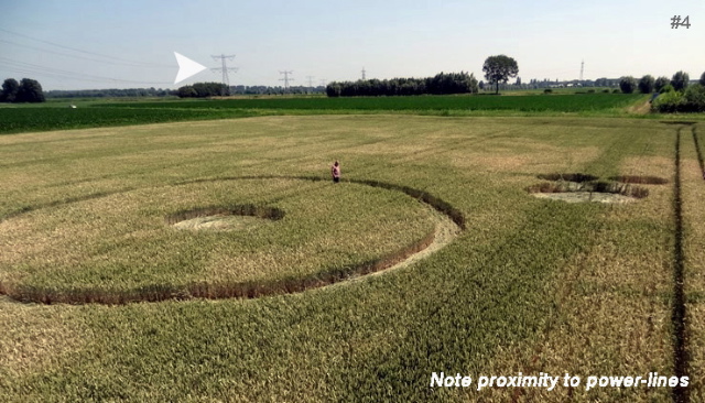 Hoeven (2), Netherlands crop circle, aerial photo 4