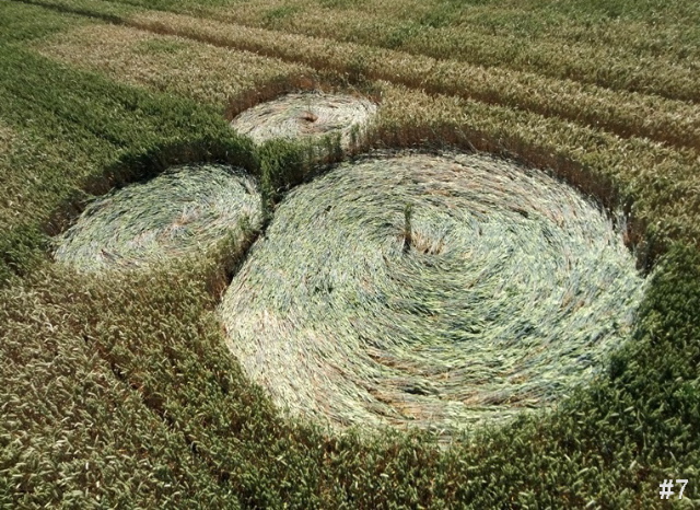 Hoeven (2), Netherlands crop circle, aerial photo 7