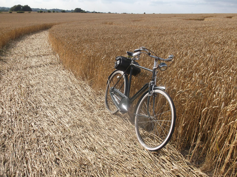 Monument Hill, Wiltshire crop circle, aerial photo 88