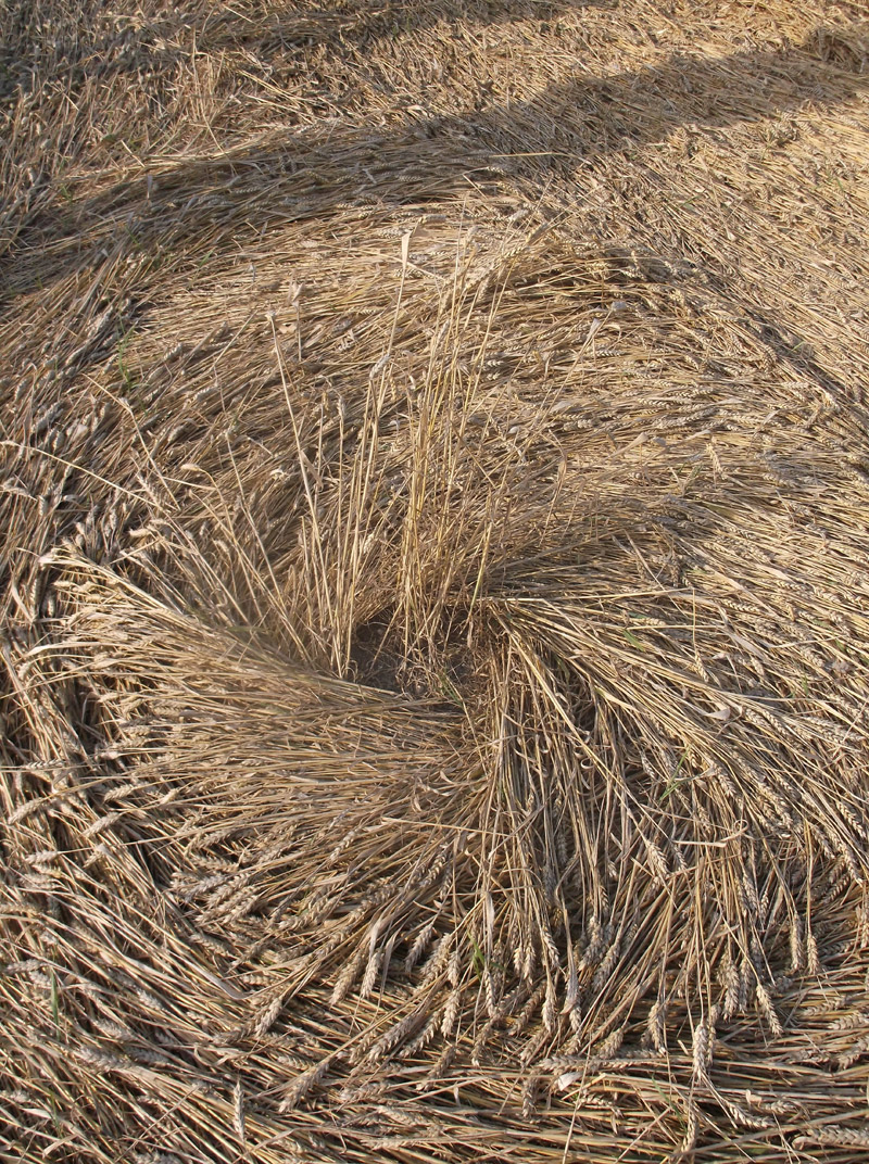 Monument Hill, Wiltshire crop circle, aerial photo 90